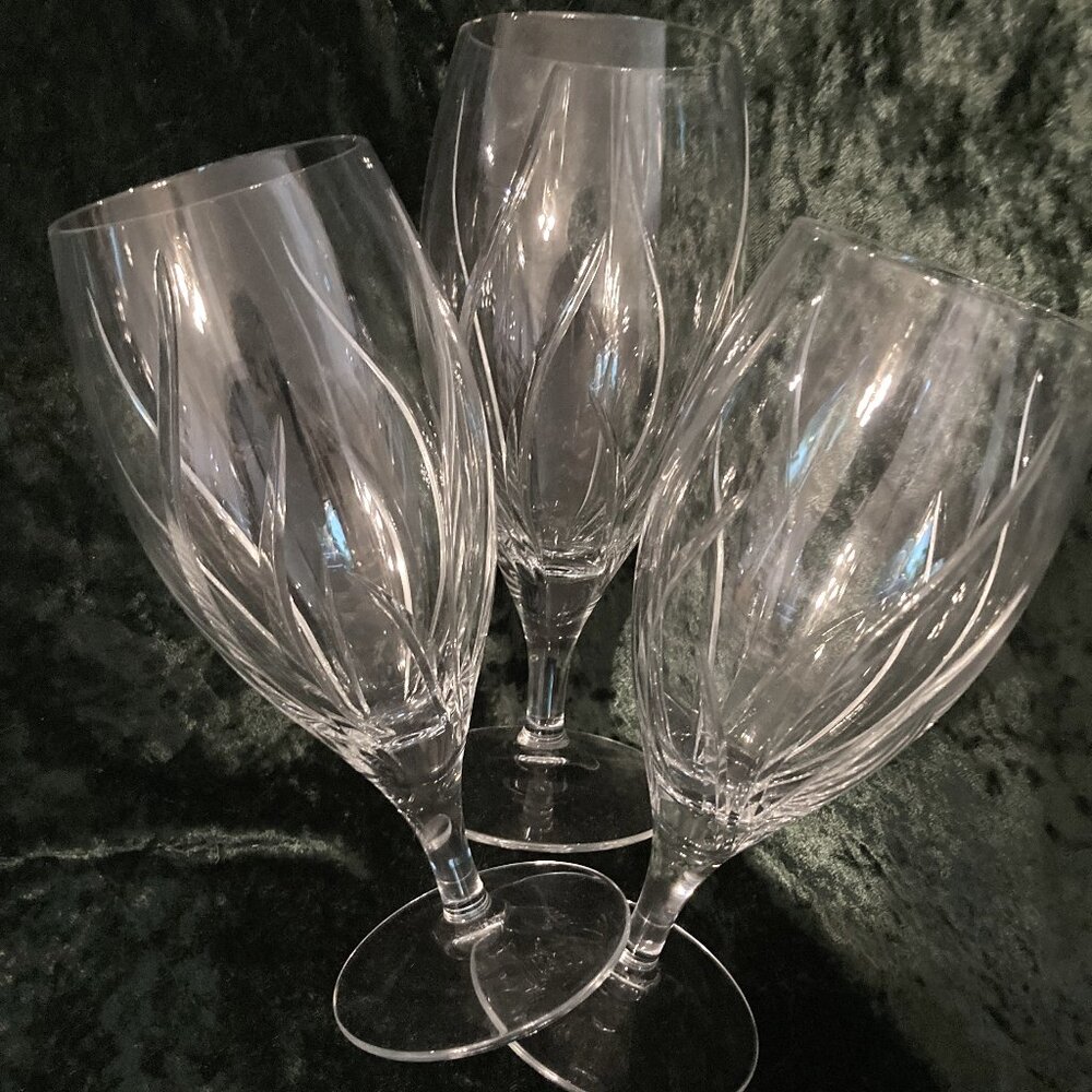 MIKASA® AGENA VINTAGE CRYSTAL ICED BEVERAGE GOBLETS – 9 pc Set